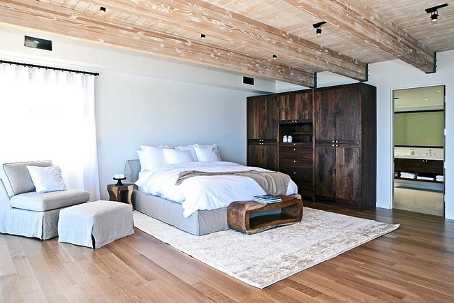 Matthew Perry Malibui ház hálószoba és franciaágy