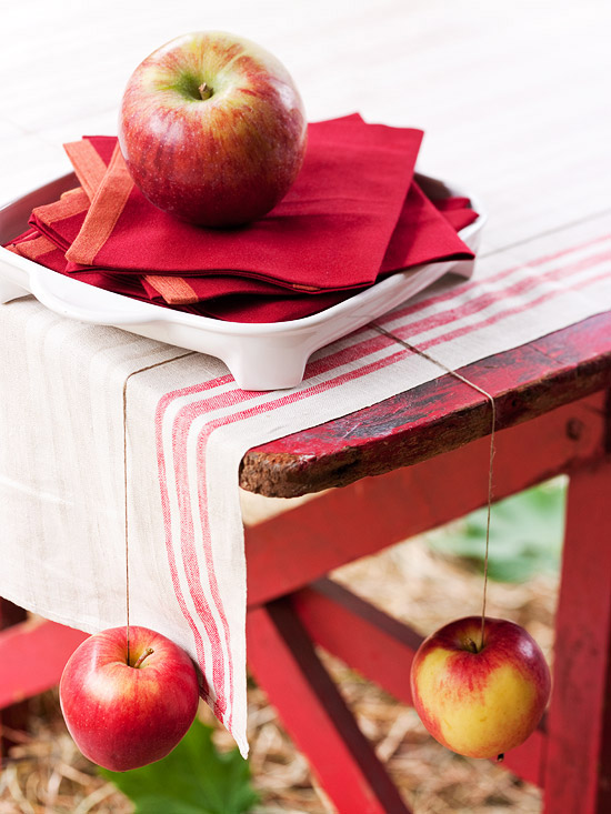 Őszi dekoráció almával