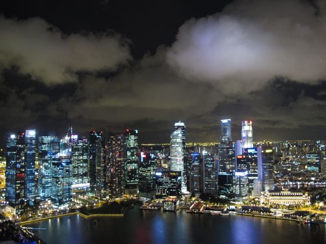 Szingapúr modern építészet és felhőkarcoló