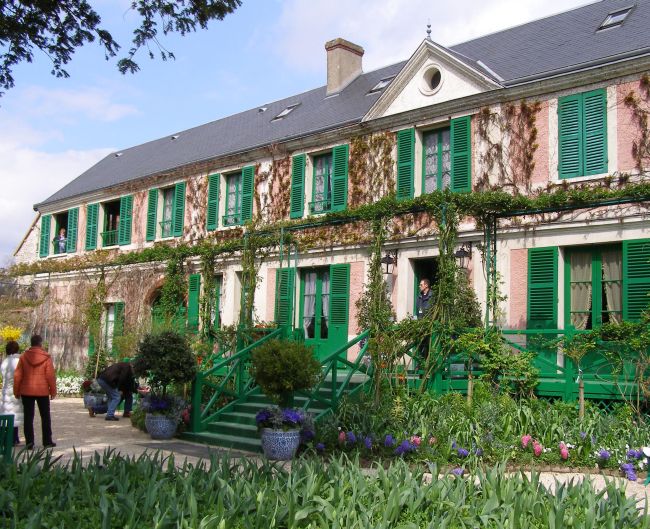 Monet ház Givernyben Normandia