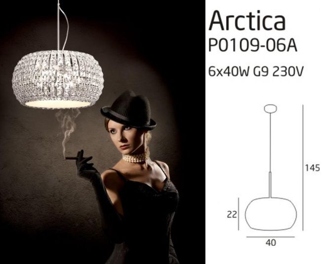 Modern design kristály lámpa
