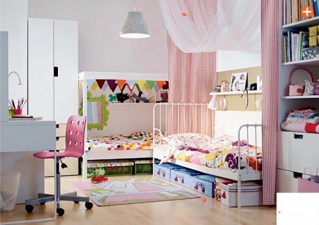 Ikea emeletes ágy gyerekszoba