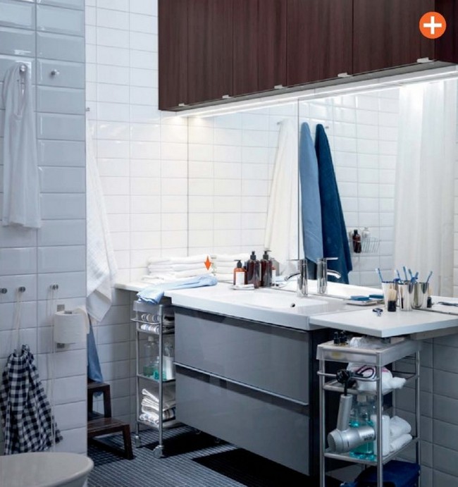 Ikea fiókos fürdőszoba szekrény