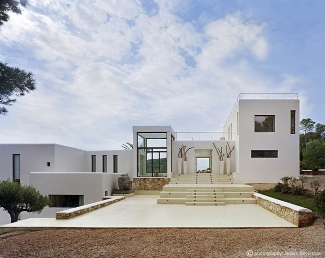 Bauhaus hatású minimalista villa