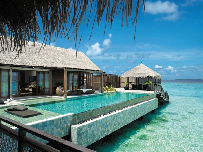 Elegáns luxus lakosztály a Maldív-szigeteken