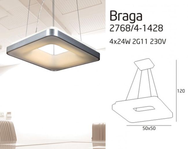 Braga lámpa étkezőbe minimál design
