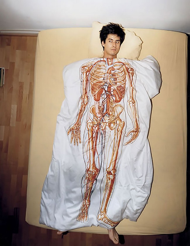 Csontváz mintás ágyneműhuzat