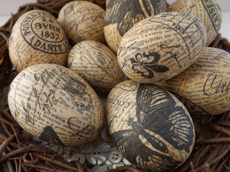 Vintage húsvéti tojás