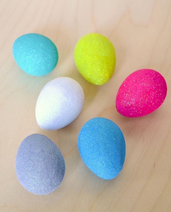 Csillámporos húsvéti tojás