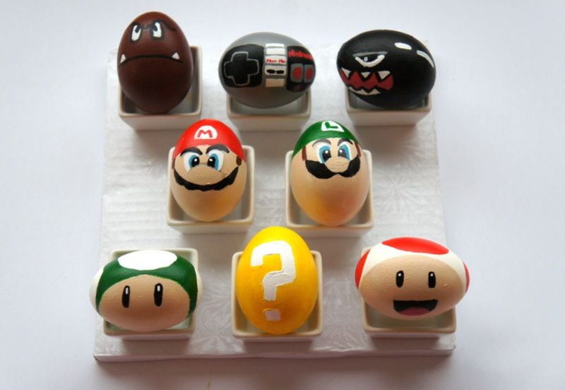 Super Mario húsvéti tojás