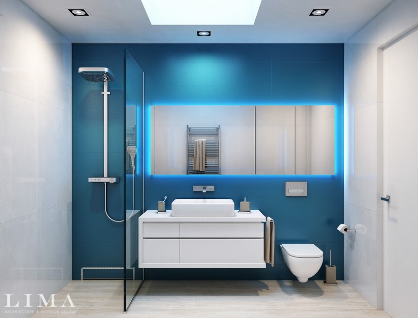 Fiúszoba fürdőszobája Lima Design