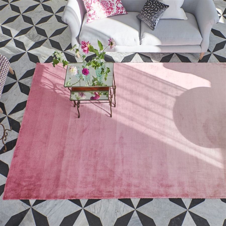 Rózsaszínű ombre szőnyeg
