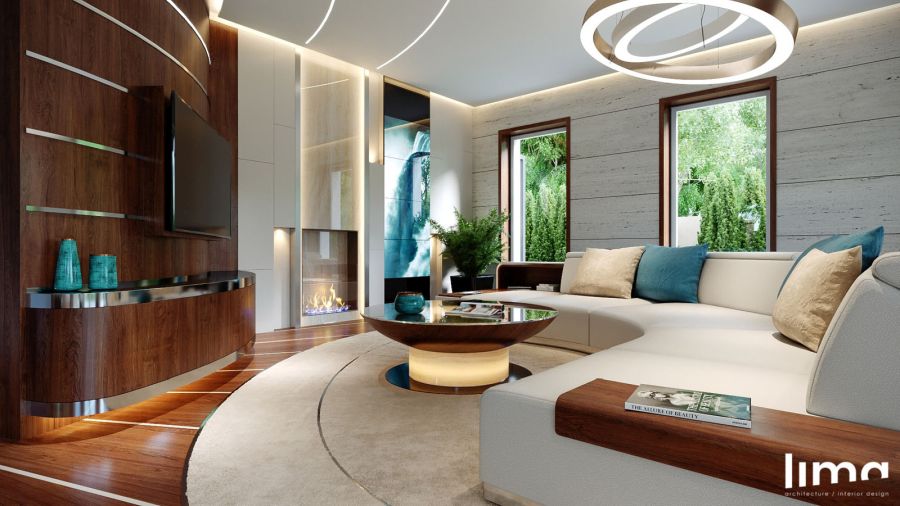 Lima Design íves kanapé egyedi nappali bútor tervezés