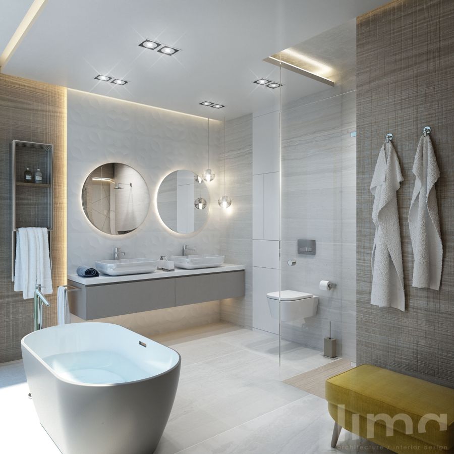 Lima Design dupla mosdós fürdőszoba