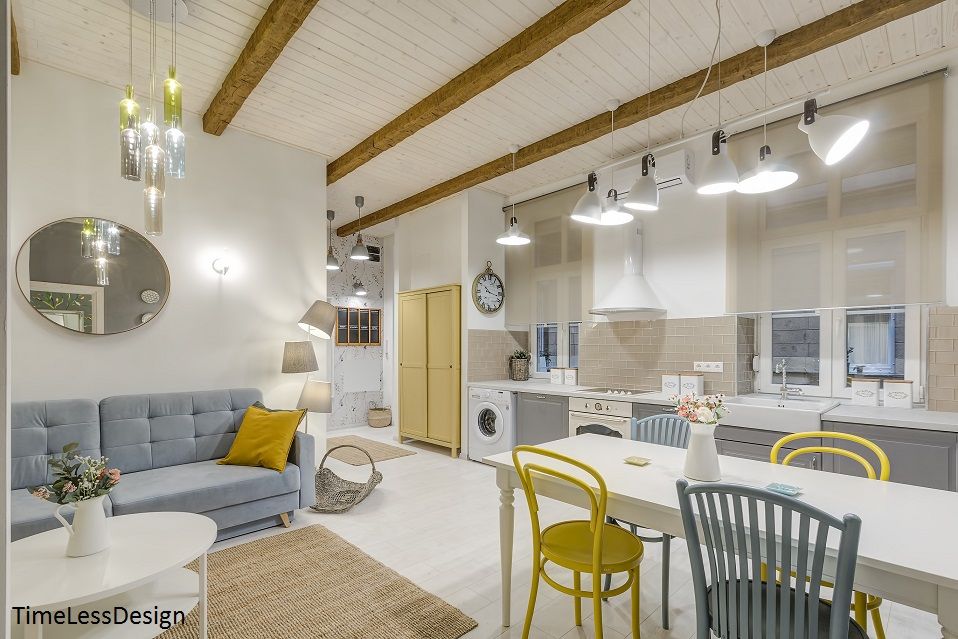 Budapesti Airbnb lakás eklektikus lakberendezés