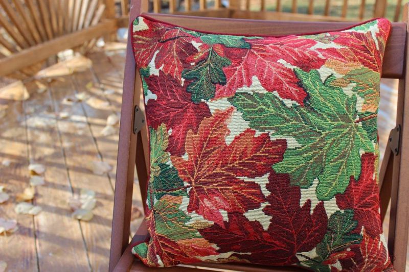Őszi levelek textilen