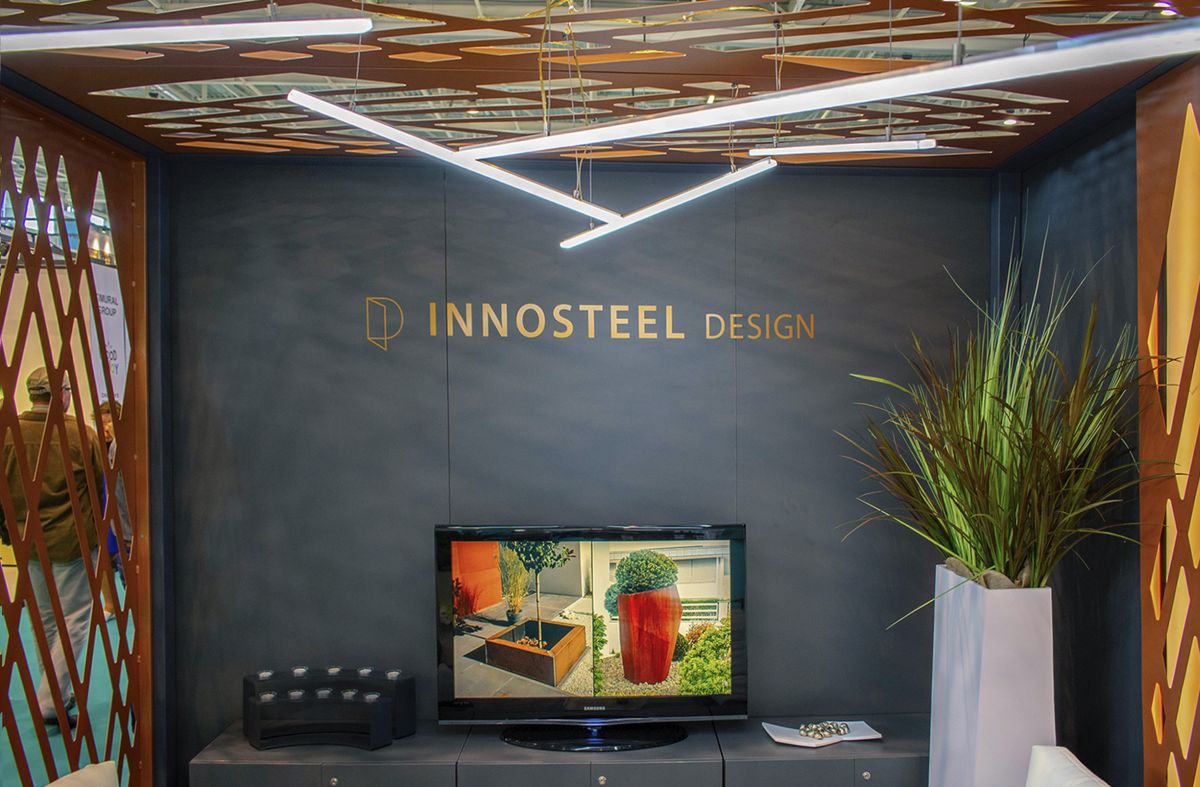 InnoSteel stand az Otthon Design Ősz kiállításon