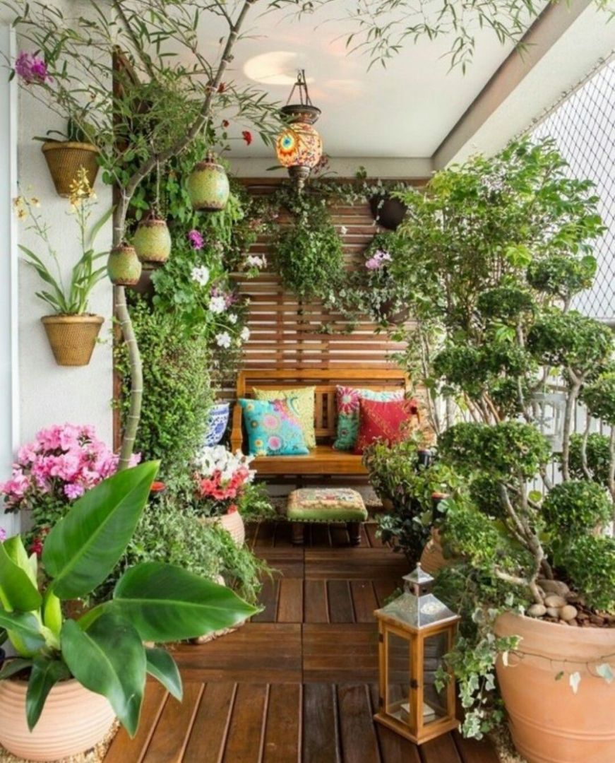Kis erkély vagy balkon és ültethető növények