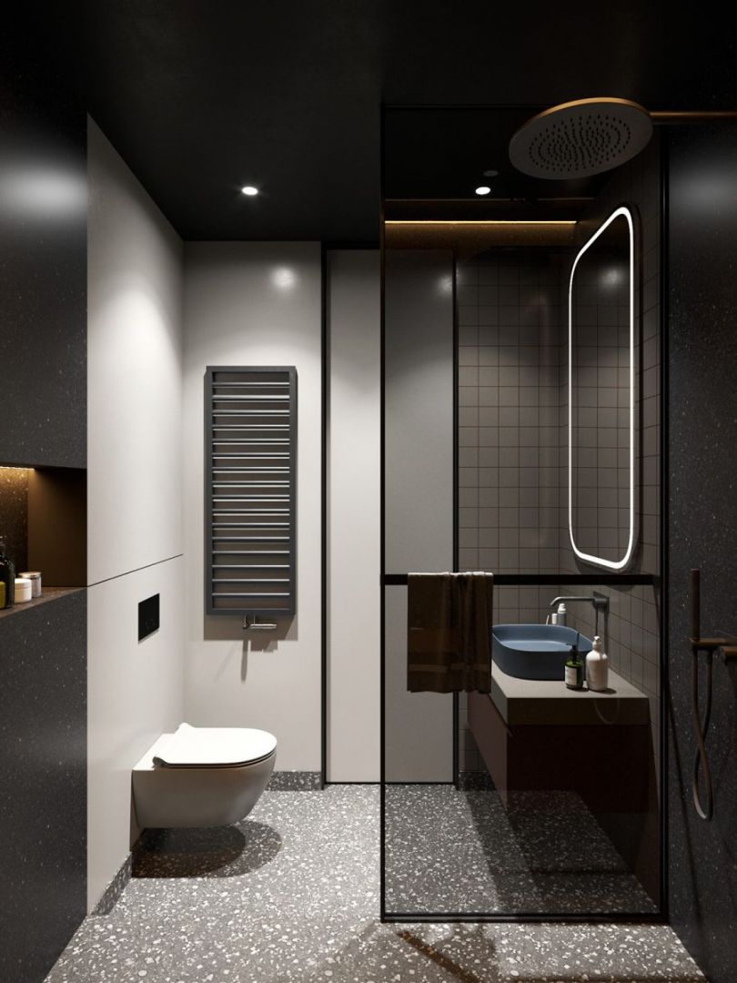Zuhanyzós luxus fürdőszoba