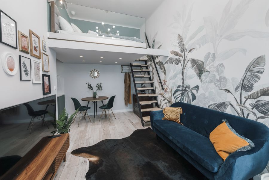 Antal Réka lakberendező - Airbnb lakás nappali