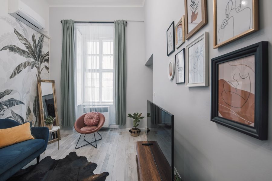 Antal Réka lakberendező - Airbnb lakás nappali