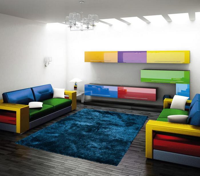 Modern egyszínű szőnyeg bármilyen helyiségbe