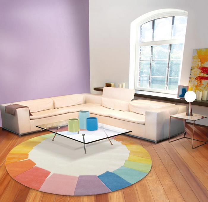 Arte Espina pasztell színű kör alakú szőnyeg