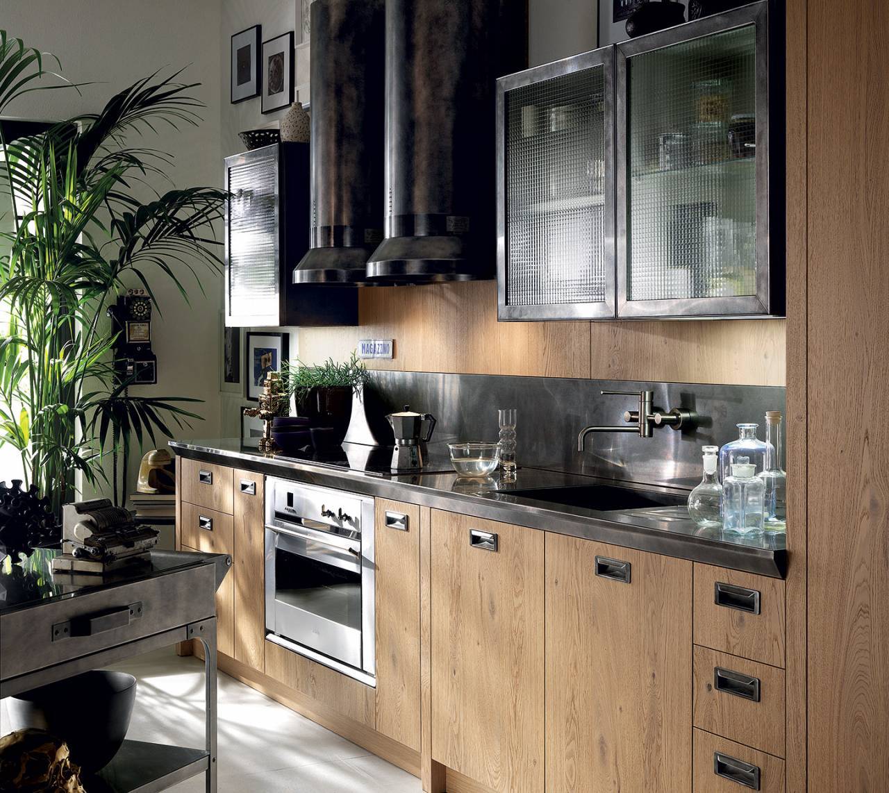 Diesel Living and Scavolini kitchen