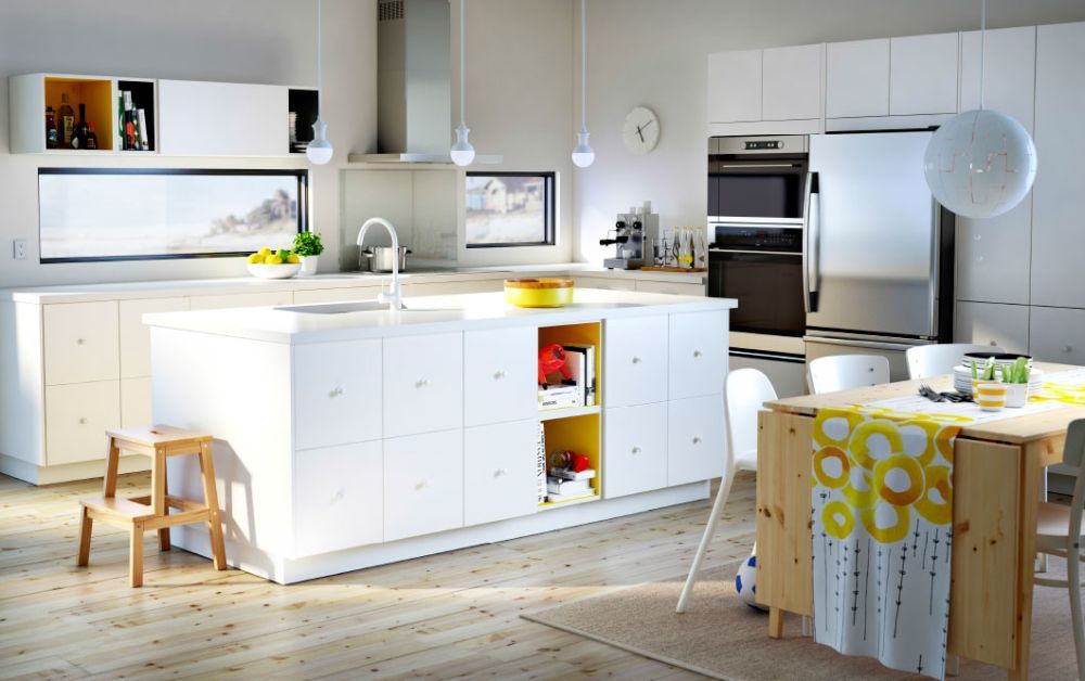 Egy Ikea verzió a fehér konyhára
