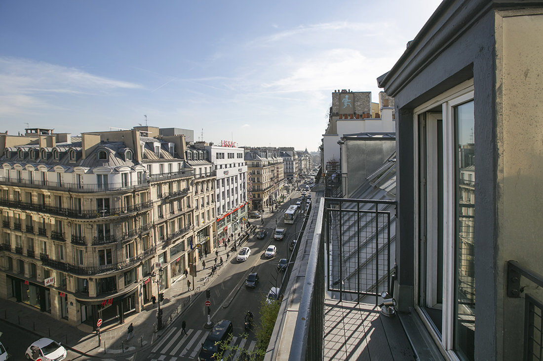 Párizsi panoráma az erkélyről