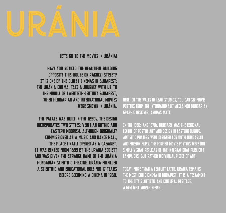 Az Uránia mozi története
