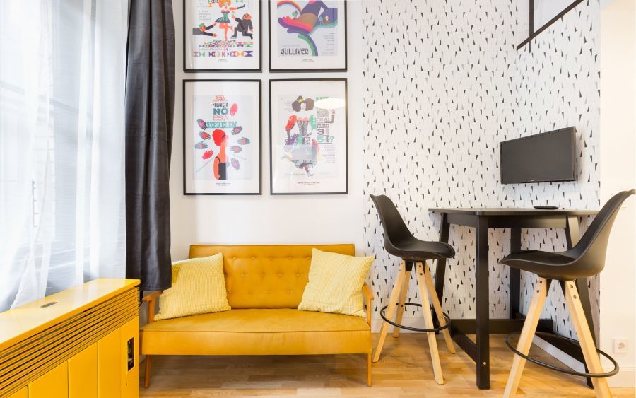 Airbnb lakás - étkező sarok