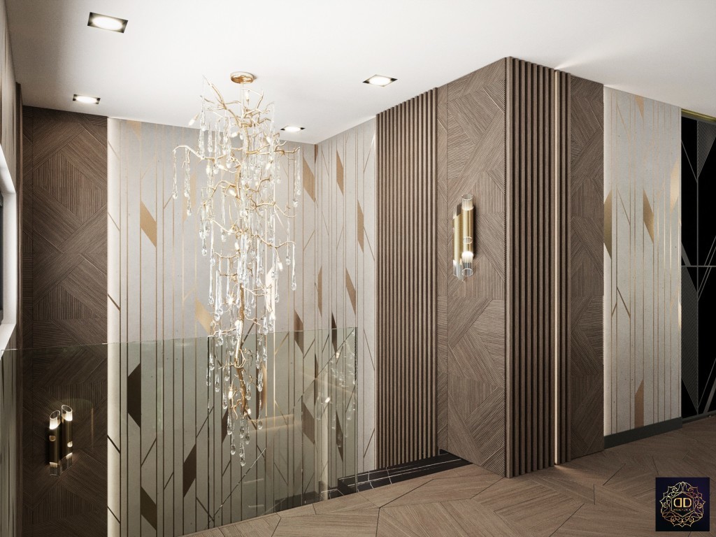 Design lámpák és különleges burkolatok - Üzletember penthouse lakása