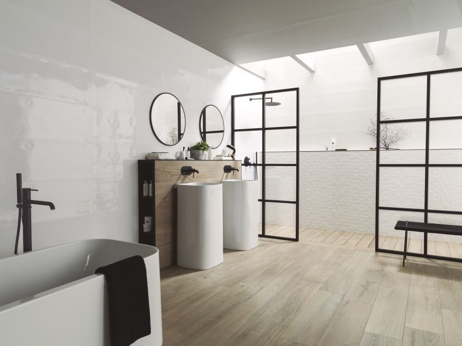 Studio White Porcelanosa fürdőszoba Palatinus Fürdőszobaszalonok