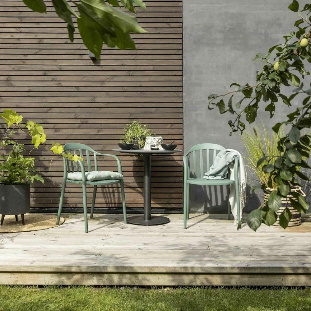 Halványzöld kerti szék