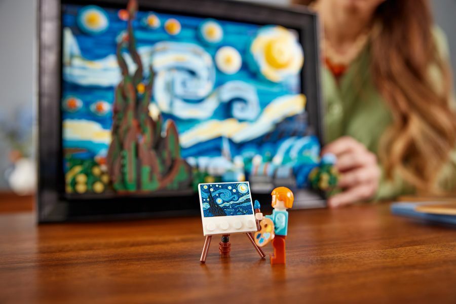 LEGO Vincent van Gogh kép