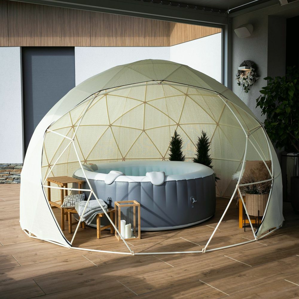 Teraszon is felállítható modern sátor