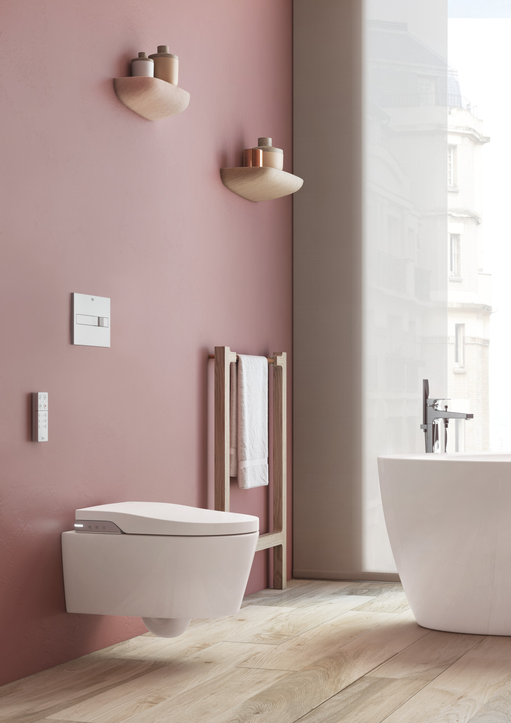 Roca Inspira modern vonalvezetésű fali WC