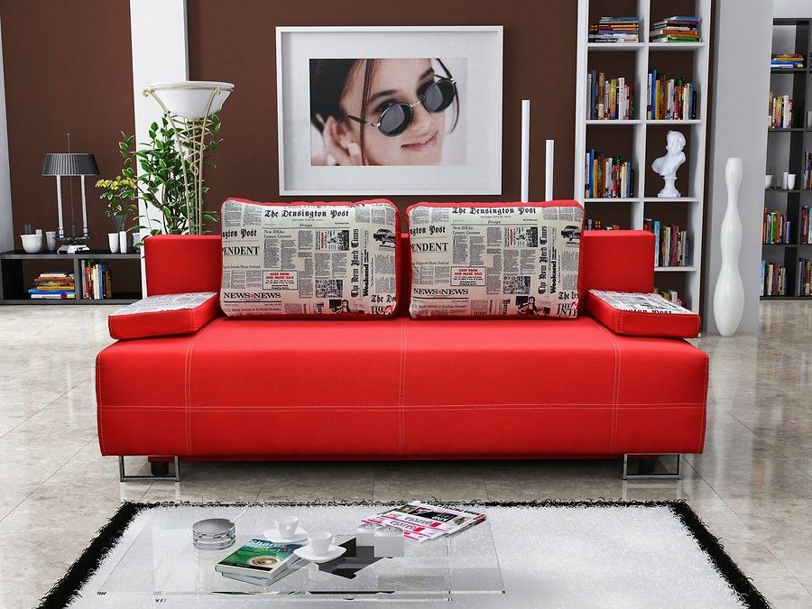Piros kanapé