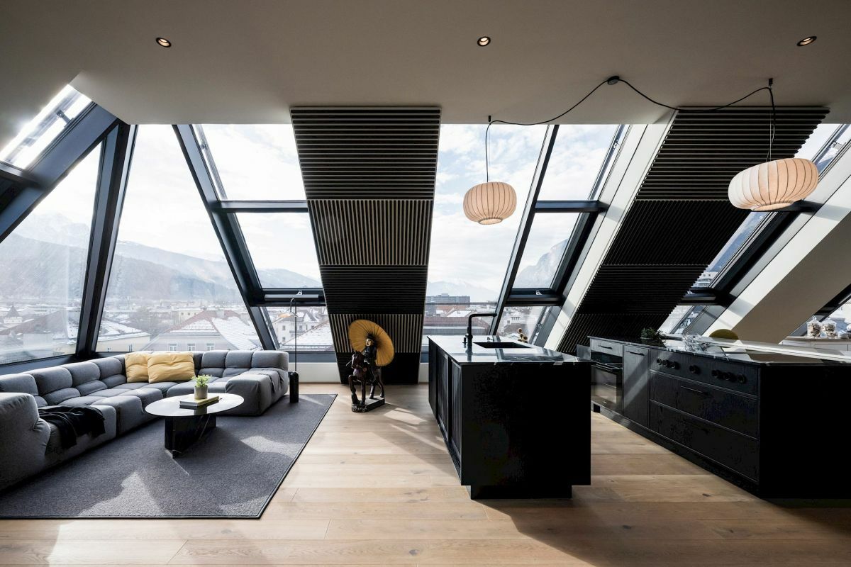 Tetőtéri lakás Innsbruckban