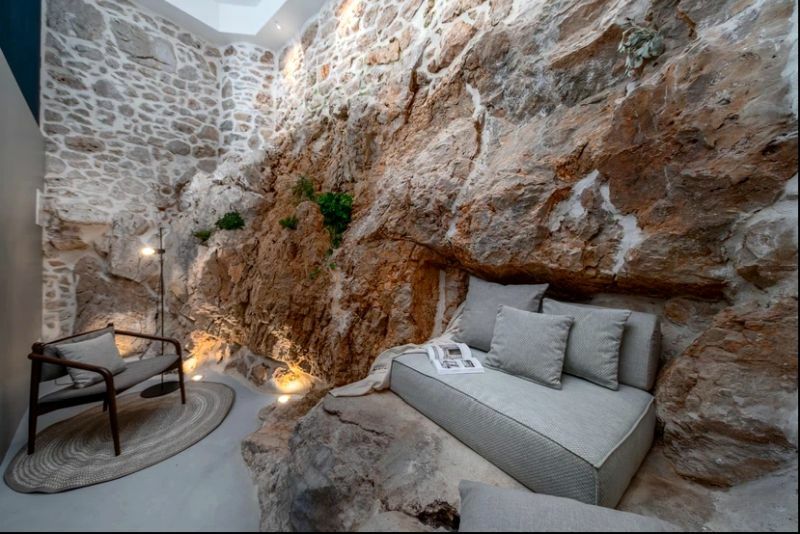 Szálláshely egy barlangban Horvátország
