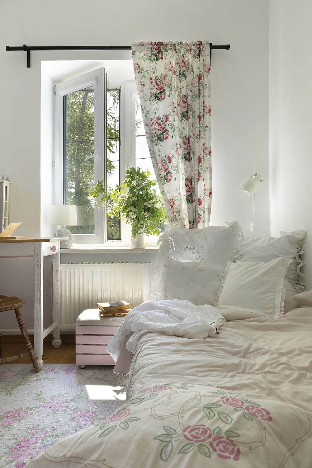 Romantikus lányszoba textilek