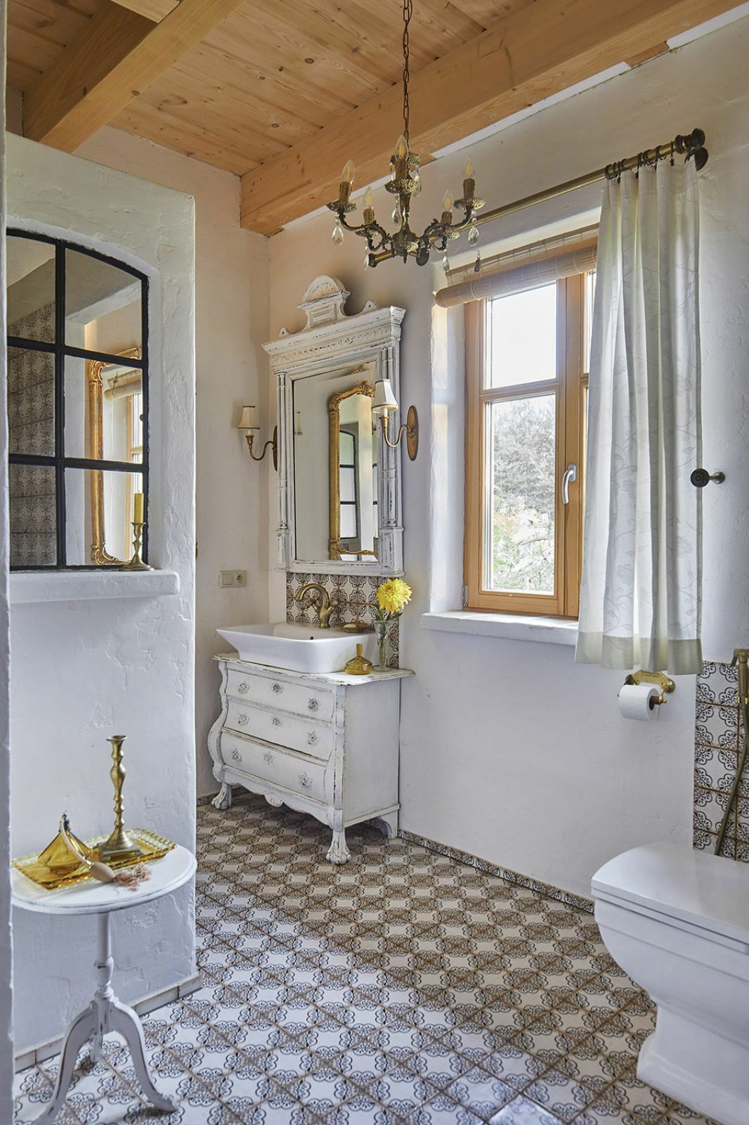 Shabby stílusú fürdőszoba