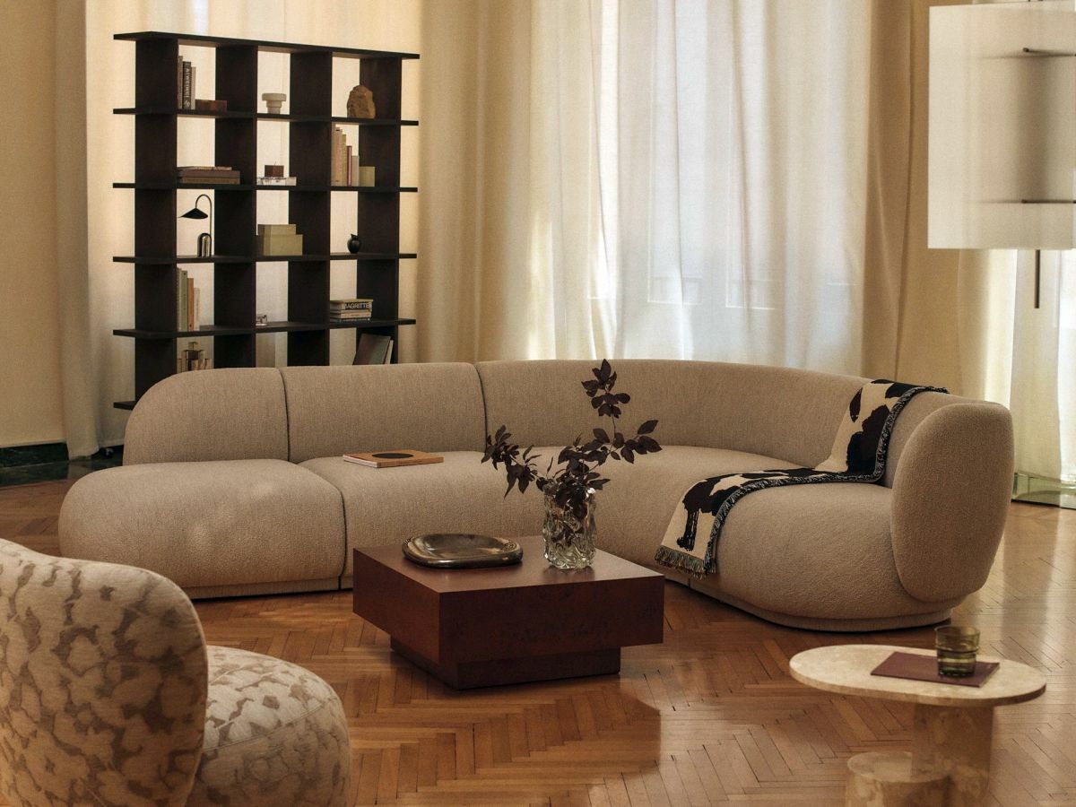 Ferm Living Burl tárolós dohányzóasztal
