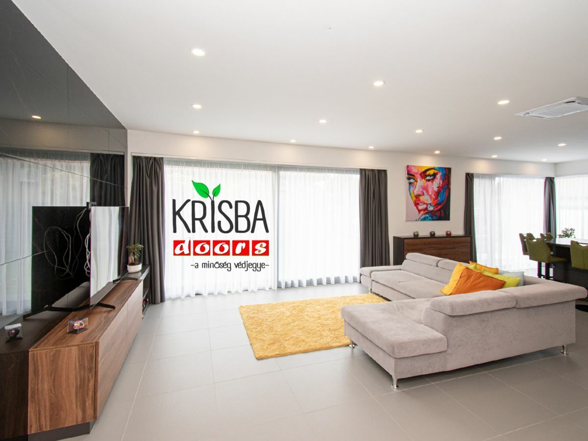 Családi ház új nyílászárókkal Krisba Doors