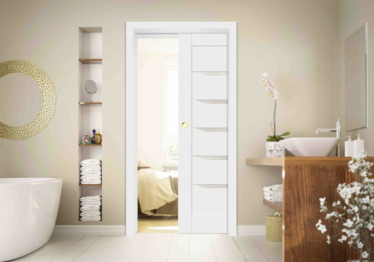 Falban futó tolóajtó Krisba Doors