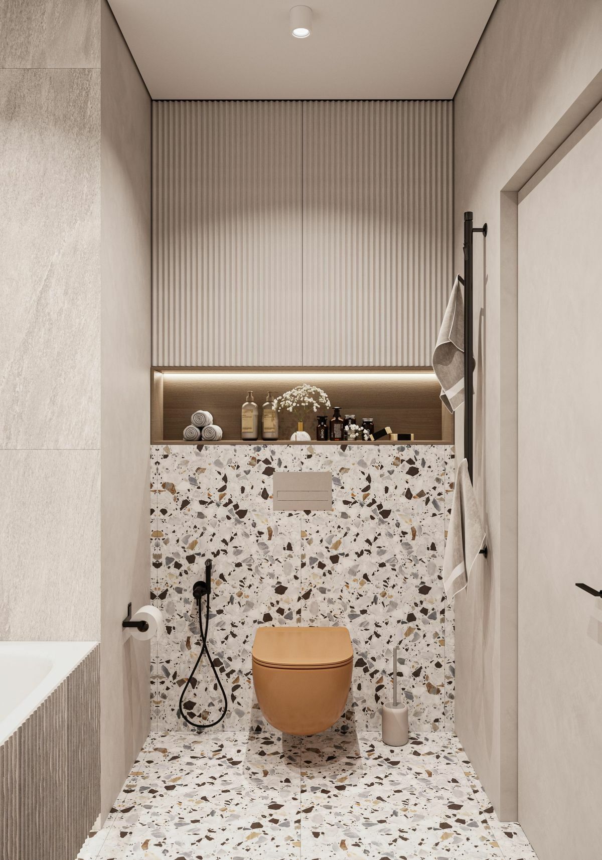 Terrazzó mintás burkolat
