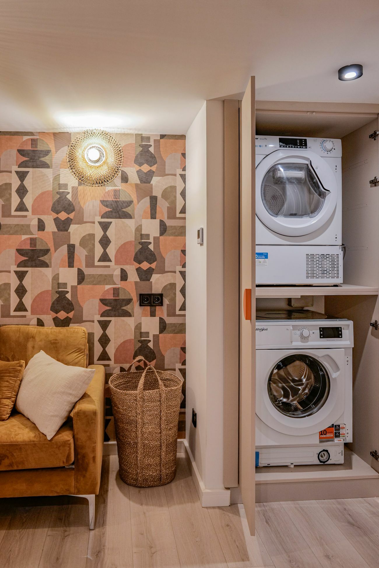 A jól elrejthető mosógép