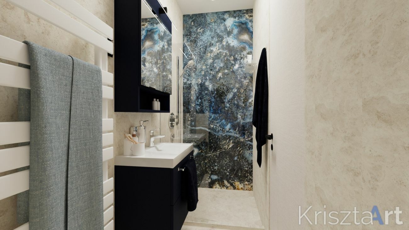 A kék háló fürdőszobája