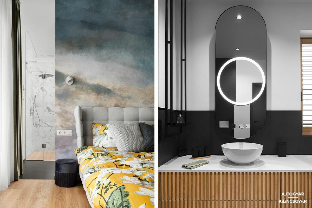 Trendi hálószoba berendezés